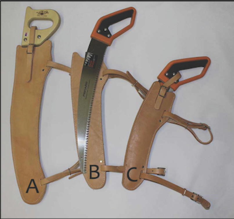 Pack Saw & Chap Leather Scabbard